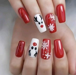 24 pcs. Christmas  Long Press-On Nails